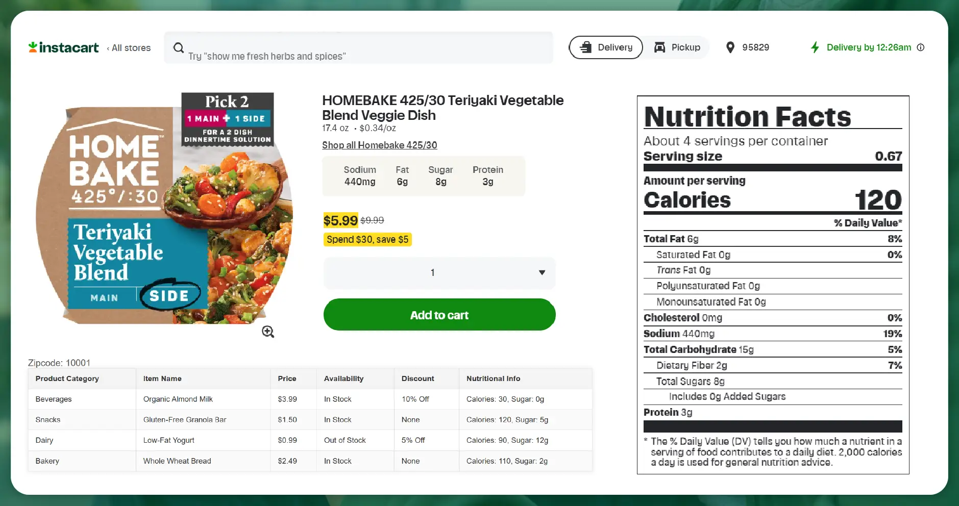 Collecting Detailed Product Information